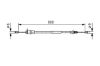 Cable Pull, parking brake -