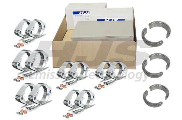 Flange Set, exhaust pipe -