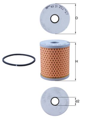Fuel Filter Mazda, div.