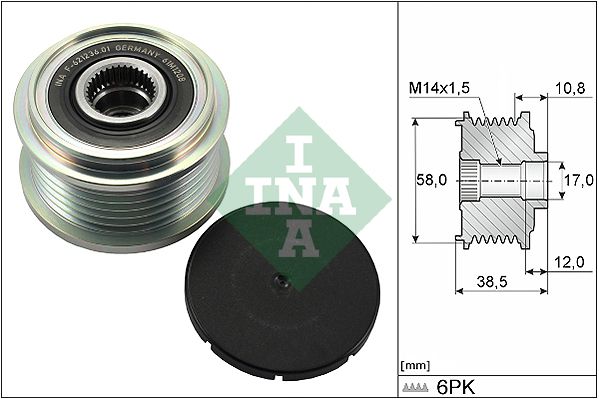 Alternator Freewheel Clutch -