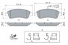 Brake Pad Set, disc brake PSA - 16 124 341 80