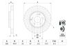 Brake Disc MERCEDES-BENZ - 203 421 03 12