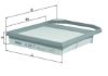 Air Filter MERCEDES-BENZ - 276 094 05 04