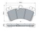 Brake Pad Set, disc brake VAG - 7L0 698 151 R