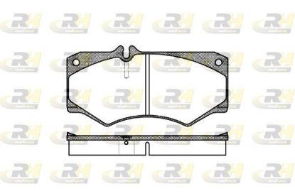 Brake Pad Set, disc brake MERCEDES-BENZ - 601 586 00 45