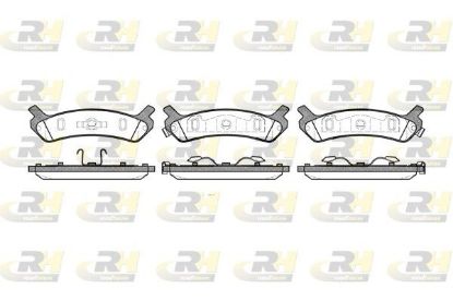 Brake Pad Set, disc brake Hyundai Sonata 88-93 tagum.