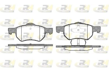 Brake Pad Set, disc brake CHRYSLER - 05015365AA