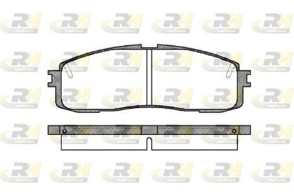 Brake Pad Set, disc brake Toyota SUPRA 3,0 86-93 tagum.