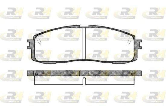 Brake Pad Set, disc brake Toyota SUPRA 3,0 86-93 tagum.