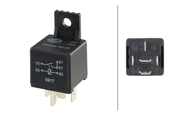 Relay, main current -