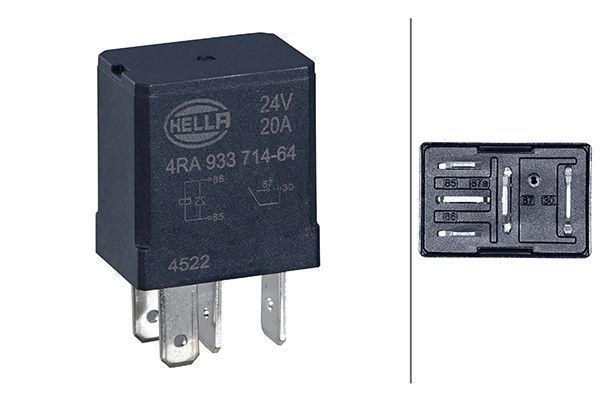 Relay, main current -