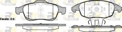 Brake Pad Set, disc brake PSA - 16 172 729 80
