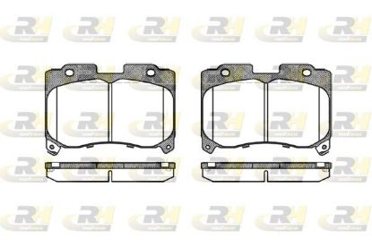 Brake Pad Set, disc brake Toyota CELICA,SUPRA 82-99 esi