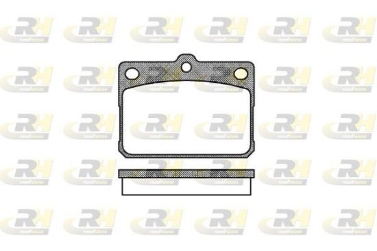 Brake Pad Set, disc brake Mitsu Colt,Lancer 78-84