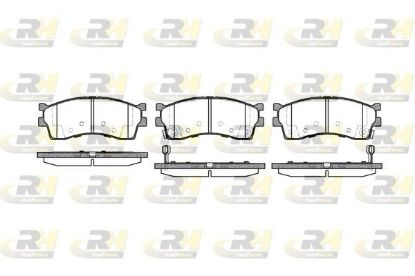 Brake Pad Set, disc brake Kia SHUMA 01- esim.