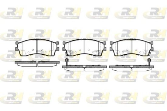Brake Pad Set, disc brake Kia SHUMA 01- esim.