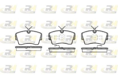 Brake Pad Set, disc brake Opel Omega A 3,0 87-89 esim.