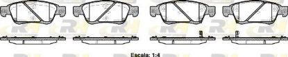 Brake Pad Set, disc brake INFINITI G35 07- esim.