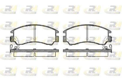 Brake Pad Set, disc brake Subaru LEONE 85-92 esim.