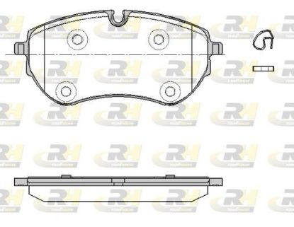 Brake Pad Set, disc brake VAG - 2H6 698 151A
