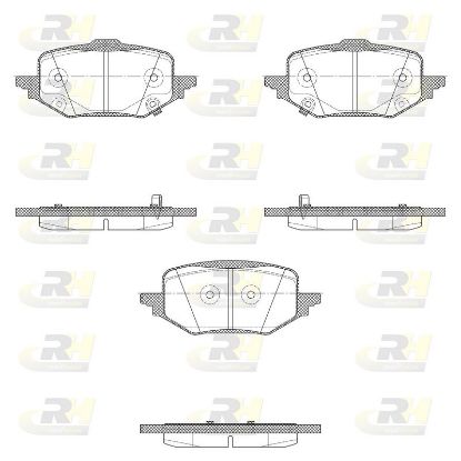 Brake Pad Set, disc brake MAZDA CX60 (KH_) (11/22-)