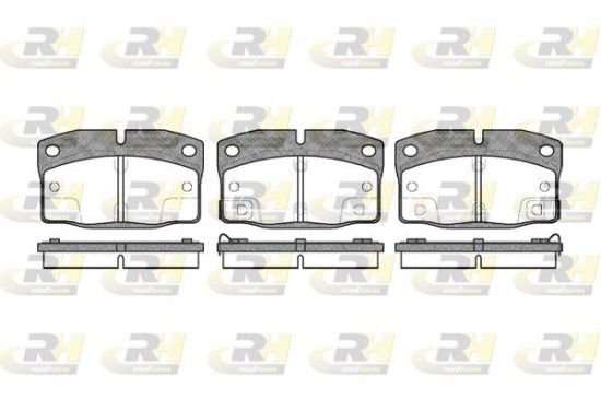 Brake Pad Set, disc brake PONTIAC FIERO 88-93 esim.