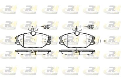 Brake Pad Set, disc brake EVASION,EXPERT,SCUDO 94-02 es