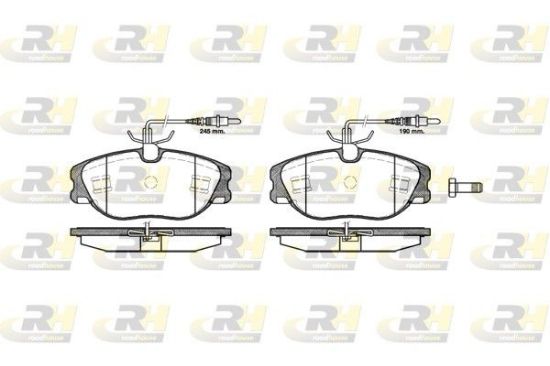 Brake Pad Set, disc brake EVASION,EXPERT,SCUDO 94-02 es