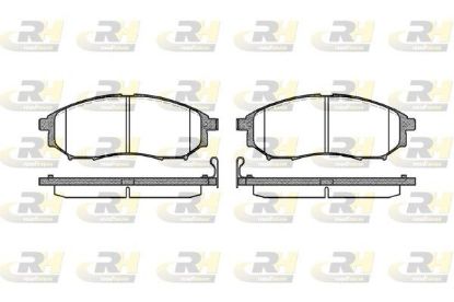 Brake Pad Set, disc brake NISSAN - 41060-EB325