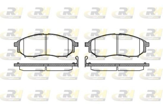 Brake Pad Set, disc brake NISSAN - 41060-EB325