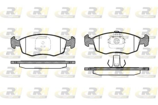 Brake Pad Set, disc brake Fiat Punto 99- esim.