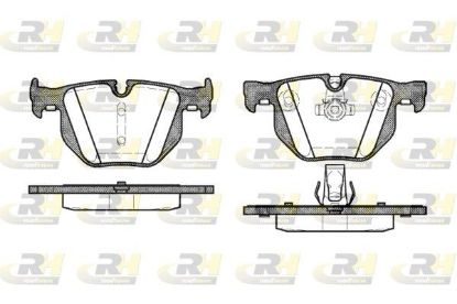 Brake Pad Set, disc brake BMW - 34 21 6 763 043