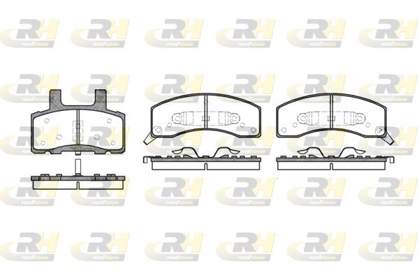 Brake Pad Set, disc brake GMC SIERRA 95-98 esim.