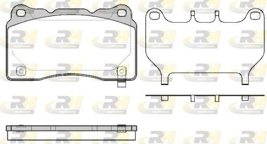 Brake Pad Set, disc brake Tesla