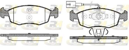 Brake Pad Set, disc brake Fiat 77365811