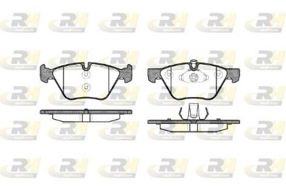 Brake Pad Set, disc brake BMW - 34 11 6 763 617