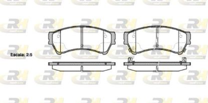 Brake Pad Set, disc brake MAZDA - GPYB-33-23ZD