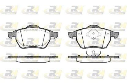 Brake Pad Set, disc brake VAG - 7M0 698 151