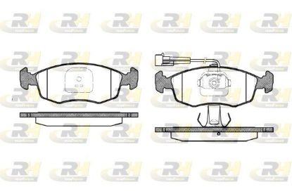 Brake Pad Set, disc brake Fiat PALIO 96- esim.
