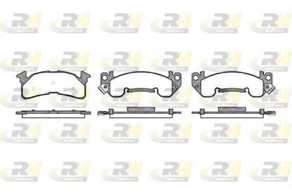 Brake Pad Set, disc brake CHEVY VAN 79-91 esim.