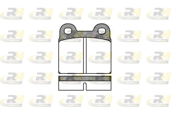 Brake Pad Set, disc brake SAAB - 8961856