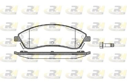 Brake Pad Set, disc brake CADILLAC SRX 04- esim. Brake Pad Set, disc brake CADILLAC SRX 04- esim.