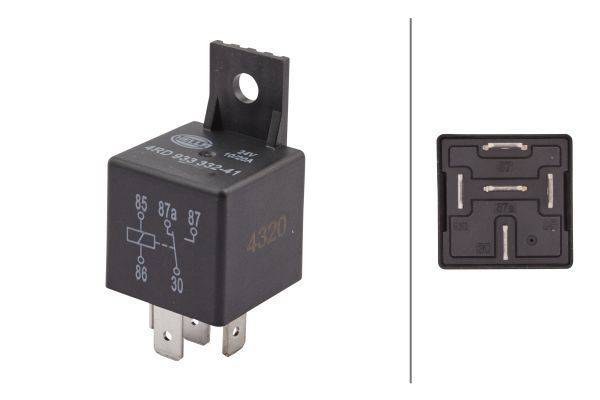 Relay, main current -