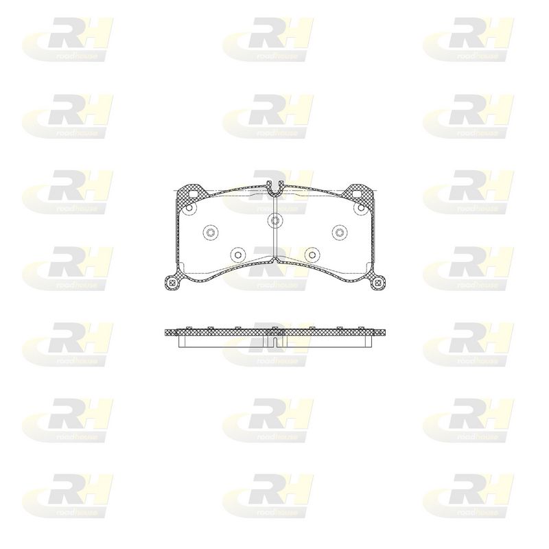 Brake Pad Set, disc brake Audi E-TRON 4KE698151G