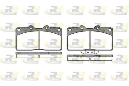 Brake Pad Set, disc brake Mitsubishi3000 92-99 esim.