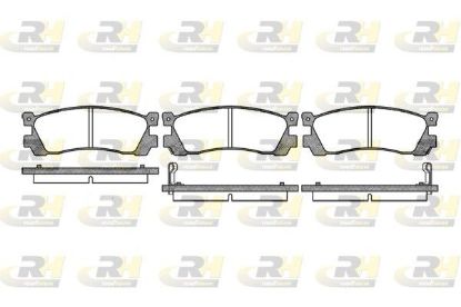 Brake Pad Set, disc brake Mazda 929 87- tagum.