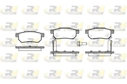 Brake Pad Set, disc brake HONDA - 06022-SP8-000