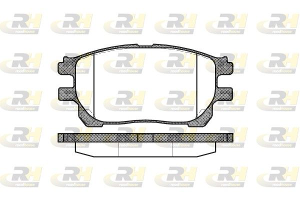 Brake Pad Set, disc brake TOYOTA - 04465-YZZCL