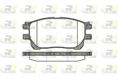 Brake Pad Set, disc brake TOYOTA - 04465-YZZCL