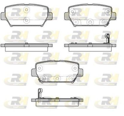 Brake Pad Set, disc brake MITSUBISHI - 4605B997